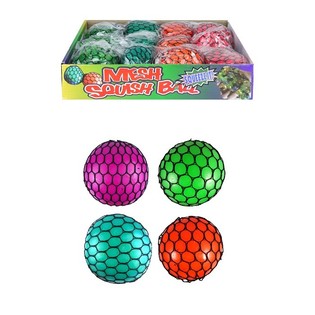 SQUISHY STRES TOPU &ndash; KARIŞIK RENKLER (12 Adet)