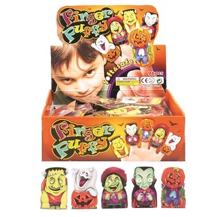 Korkun&ccedil; Halloween Parmak Kuklaları Teşhir Standında (96 adet)