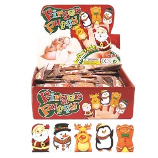 Parmak Kuklaları Yılbaşı - Model: XMAS Fig&uuml;rleri (96 adet)