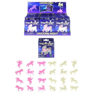 KARANLIKTA PARLAYAN TAVAN İ&Ccedil;İN UNICORN DEKORU (24 adet)