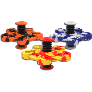 SPRINGING FLIP SPINNER - Baskılı | KARIŞIK RENKLER (10 Adet)