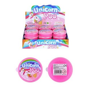 Tek Boynuzlu At Simli Slime | Unicorn Glitter Slime (24 Adet)