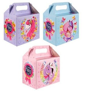 &Ccedil;ocuk Men&uuml; Kutusu &ndash; Midilliler &ndash; 14 x 9,5 x 18 cm (6 adet)