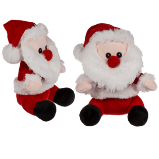 Peluş Noel Baba, 20 cm Boyunda (12 adet)