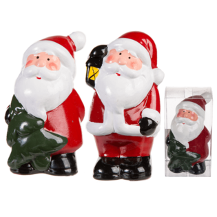 HEDİYELİK KUTUDA SERAMİK NOEL BABA, Yaklaşık 9 cm (24 adet)