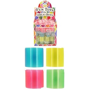 MİNİ RENKLİ HELEZON YAY &Oslash;3 CM STANTLI (72 Adet)
