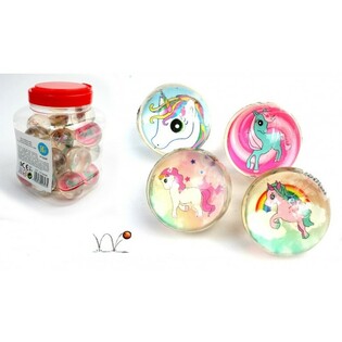 UNICORN Zıplayan Toplar, 4,3 cm, Kavanozda (24 adet)