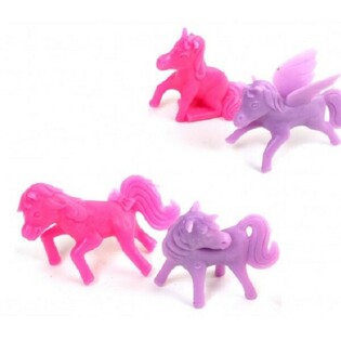 &Ccedil;ekiliş Kutusu İ&ccedil;in Plastik Unicornlar / Oyuncaklar (48 adet)