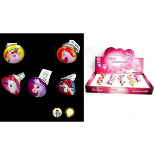 KUTULU IŞIKLI LED UNICORN / TEKBOYNUZLU AT &Ccedil;OCUK Y&Uuml;Z&Uuml;KLERİ (50 Adet)