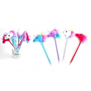 PELUŞ UNICORN / TEK BOYNUZLU AT KALEMLER (12 adet)