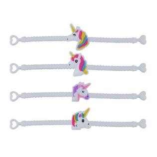 &Ccedil;OCUKLAR İ&Ccedil;İN UNICORN SİLİKON BİLEKLİKLER (100 adet)