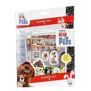 SECRET LIFE OF PETS &Ccedil;ıkartma Seti 52 Par&ccedil;a (12 adet)