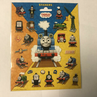 B&uuml;y&uuml;k Thomas ve Arkadaşları &Ccedil;ıkartma Sayfaları, 20x16 cm (10 Adet)