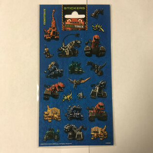 &Ccedil;IKARTMALAR: DINOTRUX, &Ouml;l&ccedil;&uuml; 20 x 10 cm (10 adet)