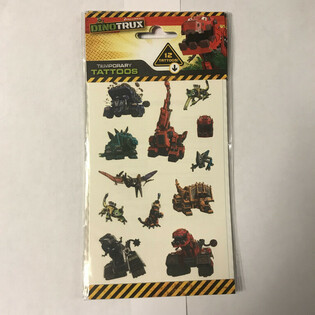 &Ccedil;IKARTMALAR: DINOTRUX, Boyut 20 x 10 cm (10 adet)