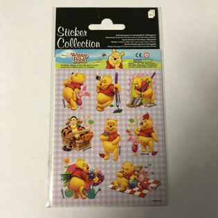 Sticker Sayfası: Disney Winnie the Pooh, 16 x 9 cm (10 adet)