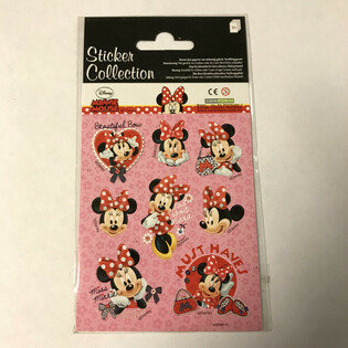 Disney Minnie Mouse Etiket Sayfası - 16 x 9 cm (10 set)