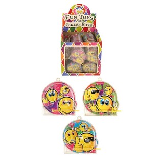 Smiley Desenli Mini Langırt Oyunu (108 Adet)