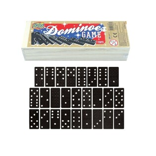 AHŞAP KUTUDA DOMİNO OYUNU (12 adet)