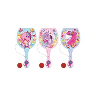 Pony Temalı Lastikli Raket Oyunu (24 Adet)