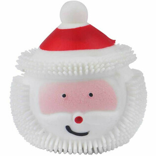 IŞIKLI NOEL BABA PUFFER TOPLARI TEŞHİR KUTUSUNDA (12 adet)