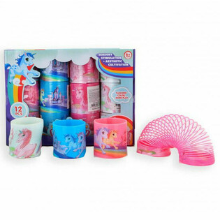 Unicorn G&ouml;kkuşağı Stres Yayı &Oslash; 6 CM (12 Adet)