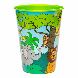 Meşrubat / Dondurma Bardağı Vahşi Hayvanlar - 260 ml (12 adet)