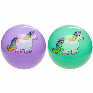 Unicorn / Tek Boynuzlu At Topu &Oslash; 23 cm (10 Adet)
