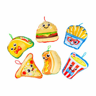 Peluş Fast Food Atıştırmalık Karışımı - 14 cm (24 Adet)
