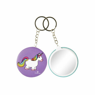 UNICORN / TEK BOYNUZLU AT + AYNALI ANAHTARLIK (48 adet)