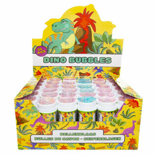 Dinozor K&ouml;p&uuml;k Balon 50ml Standlı (36 Adet)