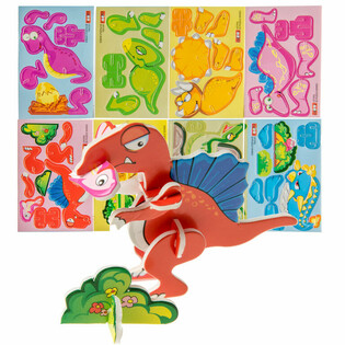 3D Dinozor Yapbozları (48 adet)
