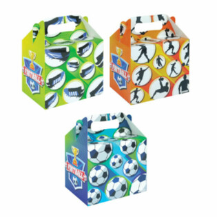 Men&uuml; Kutusu &ndash; FUTBOL &ndash; 14 x 9,5 x 18 cm (24 adet)