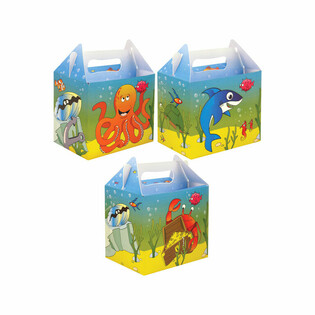 MEN&Uuml; KUTUSU &ndash; SEA LIFE &ndash; 14 x 9.5 x 18 cm (24 Adet)