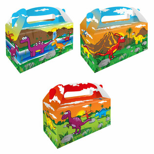 &Ccedil;ocuk Men&uuml; Kutusu &ndash; Dinozor &ndash; 22,5 x 9,5 x 18 cm (12 adet)