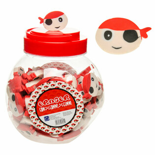 Kavanozda Korsan Silgi (100 Adet)