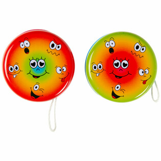 Metal Smiley Yoyo (24 Adet)