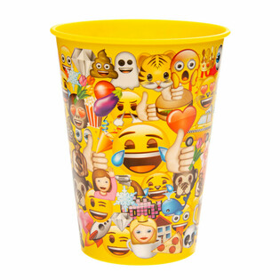 Emoji Meşrubat / Dondurma Bardağı - 260 ml (12 adet)