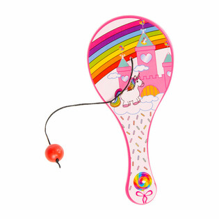 LASTİKLİ TOPLU RAKET - UNICORN MODELİ (48 Adet)
