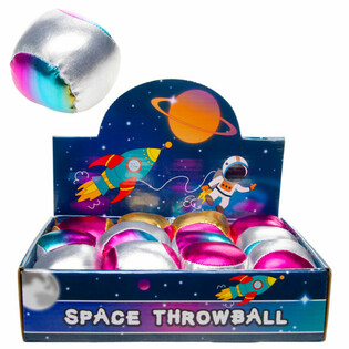 PELUŞ METALİK FIRLATMA TOPU - SPACE (12 Adet)