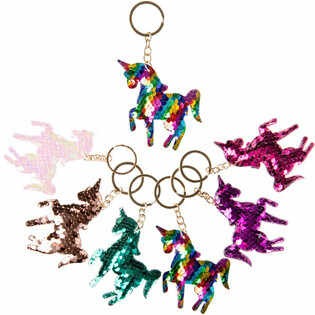 PULLU UNICORN ANAHTARLIK (12 Adet)