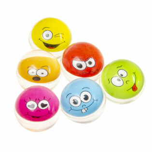 Smiley Zıpzıp Toplar &Oslash; 3.2 cm (50 adet)