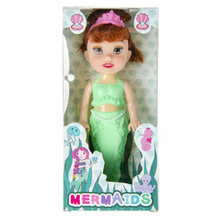 Kutuda Şirin Deniz Kızı Bebek, 18 cm (12 Adet)