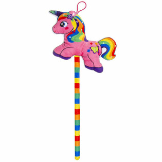 Sopalı Peluş Tekboynuz - Karışık Renkler (12 Adet)