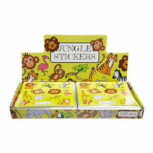 EĞLENCELİ &Ccedil;IKARTMALAR &ndash; MODEL: JUNGLE HAYVANLARI (120 Adet)
