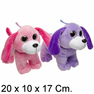 Sevimli Peluş K&ouml;pekler - 20 cm - Karışık Renkler (6 adet)