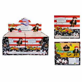 Korsan Puzzle 48 Par&ccedil;a - Standlı Set (12 Adet)
