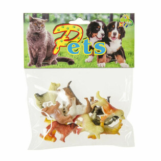 12 Par&ccedil;alı K&ouml;pek ve Kedi Oyun Fig&uuml;r&uuml; Seti