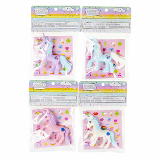 &Ccedil;ıkartma Sayfalı Tekboynuz / Unicorn Fig&uuml;r&uuml; (48 Adet)