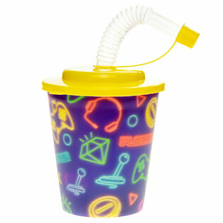 GAMER PİPETLİ BARDAK / SLUSH BARDAĞI (12 Adet)